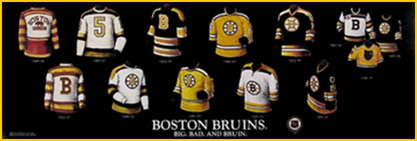 boston bruins jersey history